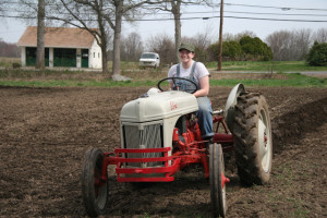 borrowed tractor