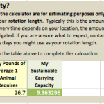 What is my carrying capacity?