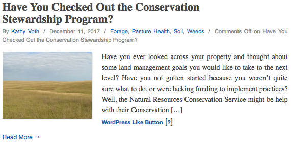 Conservation Stewardship Program | On Pasture